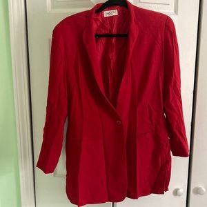 Red blazer
